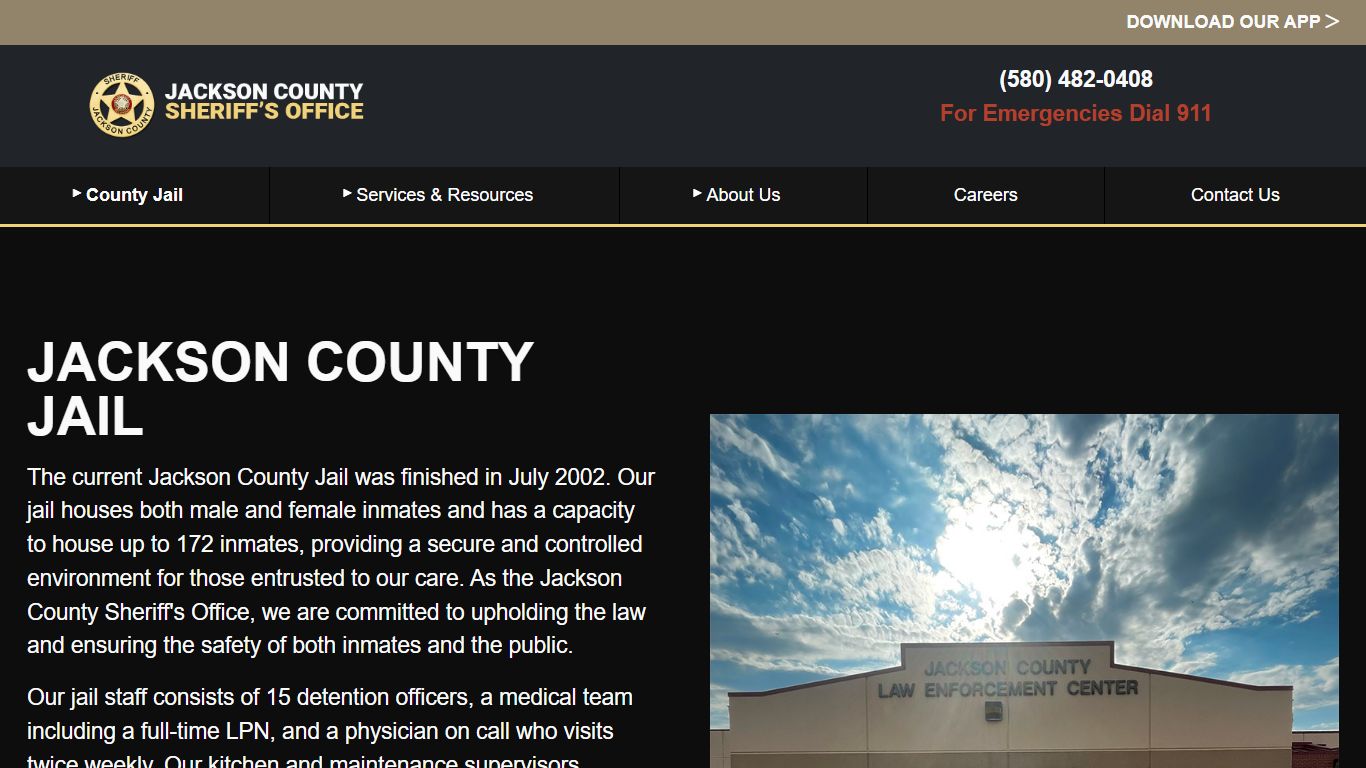 Jail - Jackson County Sheriff's Office